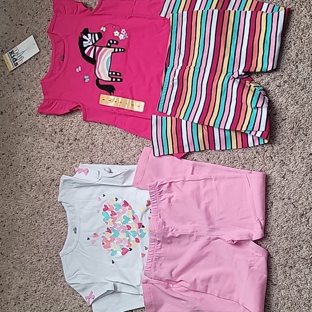 Short sleeves shirt & Legging Set